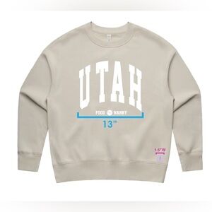 The Food Nanny || Utah Crewneck in Bone